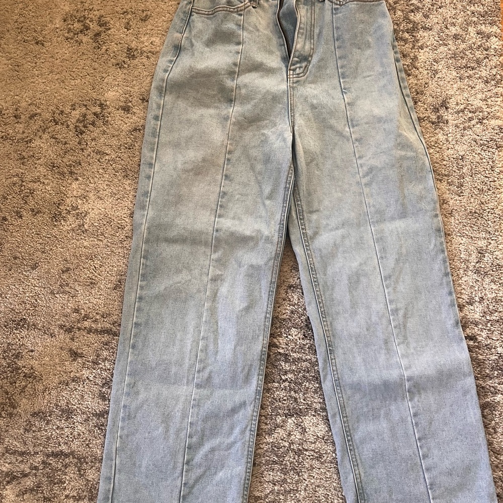 Light Blue High-Waisted Jeans